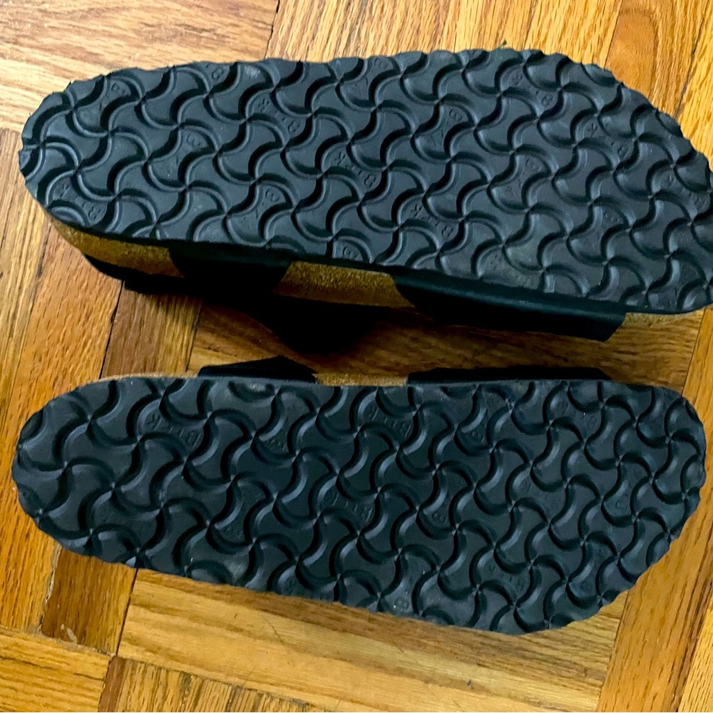 Black Birkenstocks with Ankle Straps